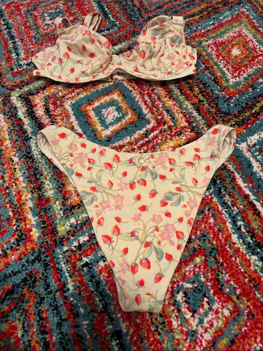 Victoria's Secret Floral Underwire Bikini Set